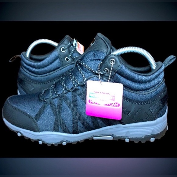 SKECHERS BOOTS Seager Hiker lace up boots in black . NEW WITH TAGS - Picture 12 of 12